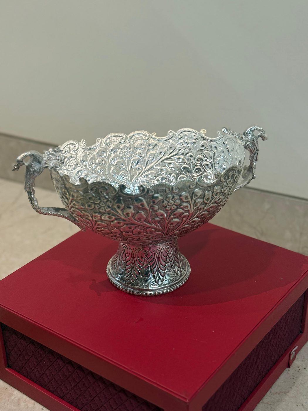 Rajat Pedestal Bowl